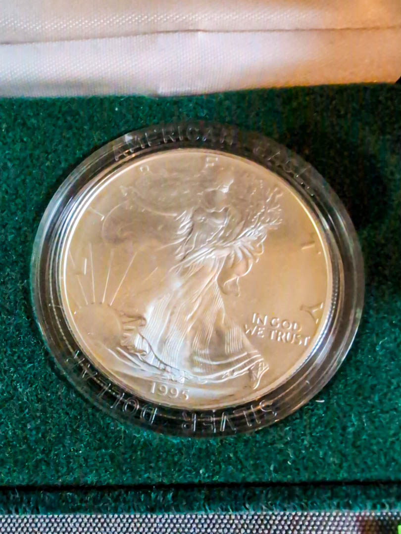 309. American Eagle Silver Dollar - Image 3