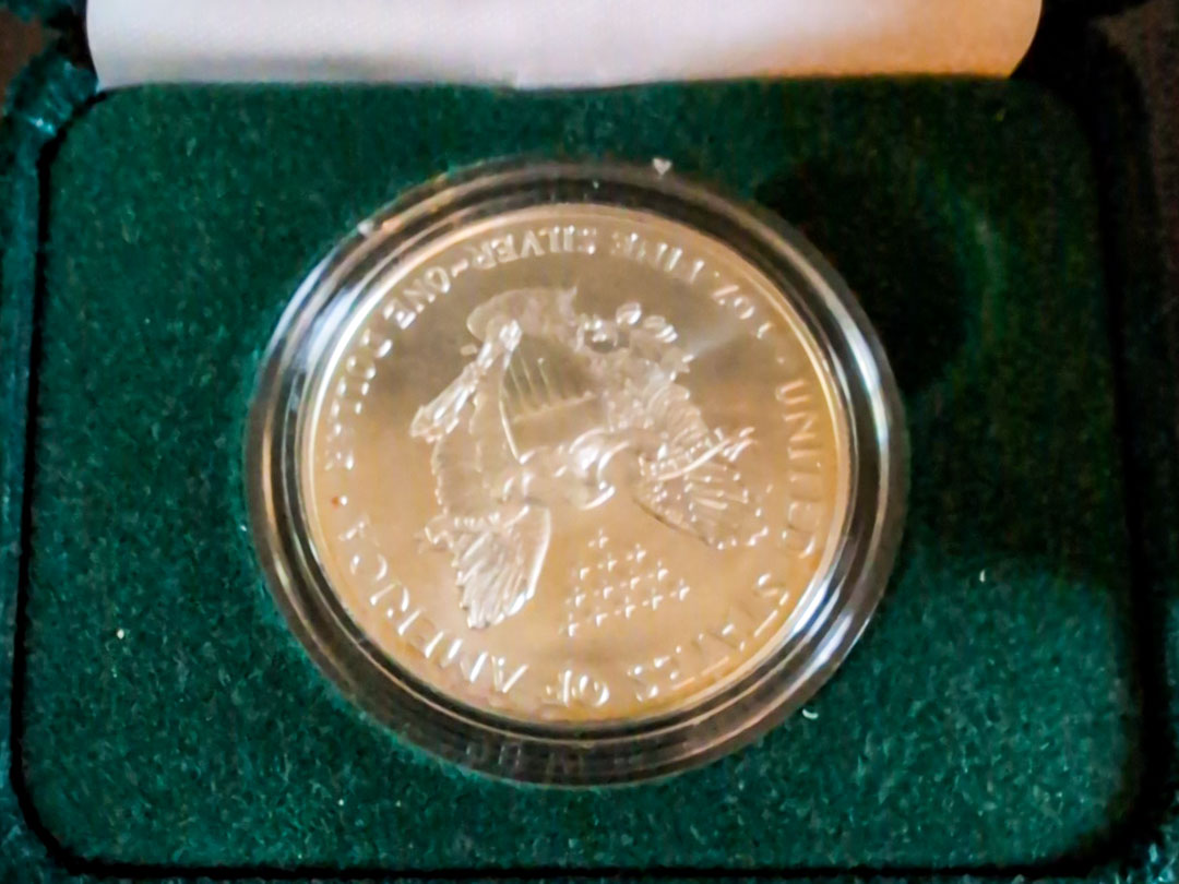 309. American Eagle Silver Dollar - Image 4