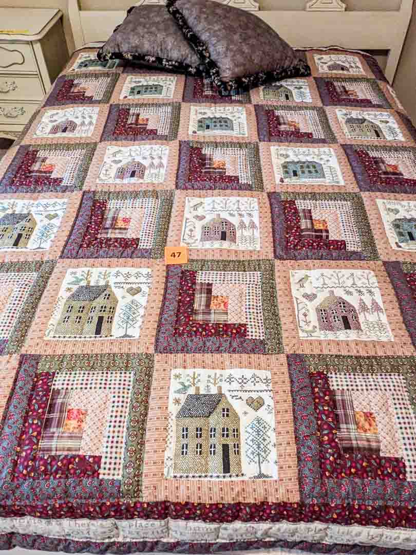47. Quilt + (2) Pillows