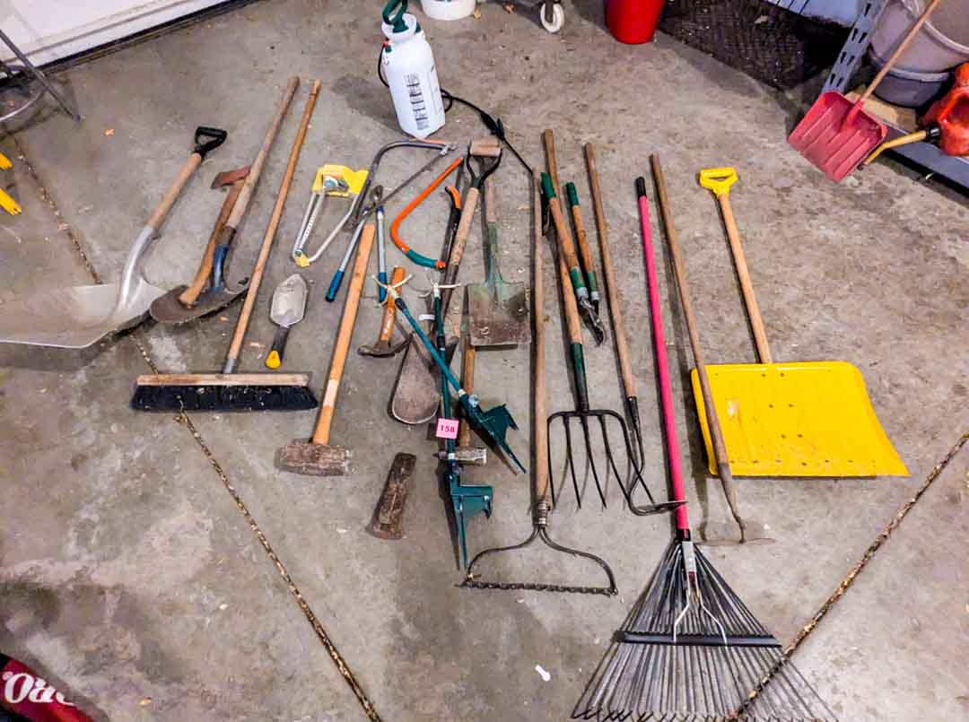 158. Garden Tools + Sprayer