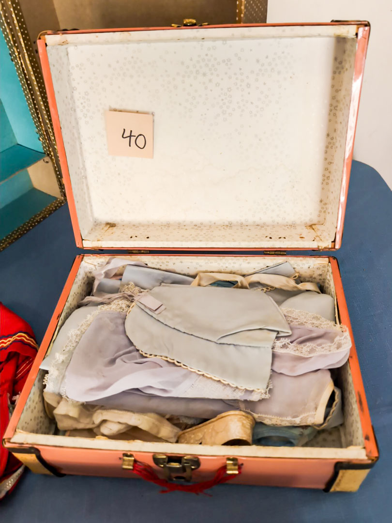 40. Doll & Children's Clothes, Doll Cases & Game - Image 2