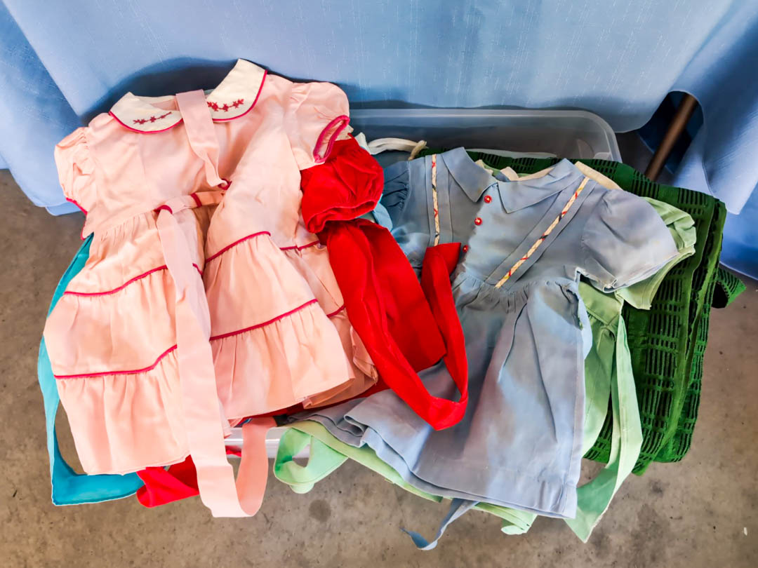 40. Doll & Children's Clothes, Doll Cases & Game - Image 3