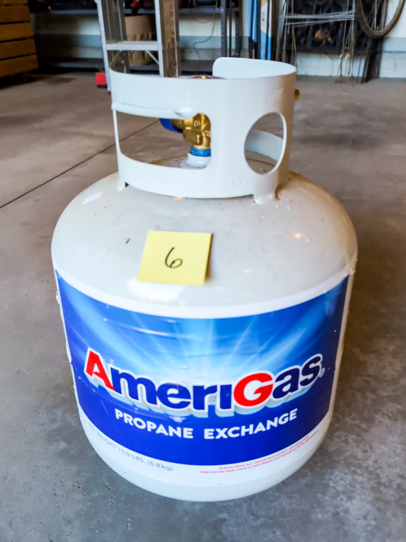 6. 15 lb. Propane Bottle