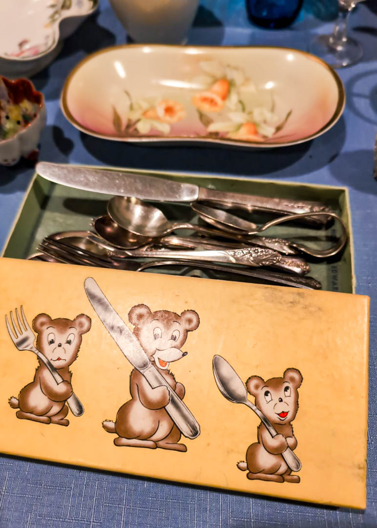 78. China Pieces, Glass, Child's Silverware - Image 3