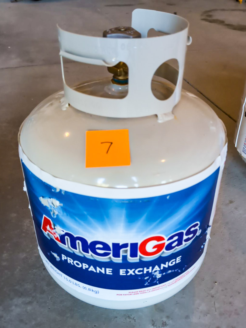 7. 15 lb. Propane Bottle