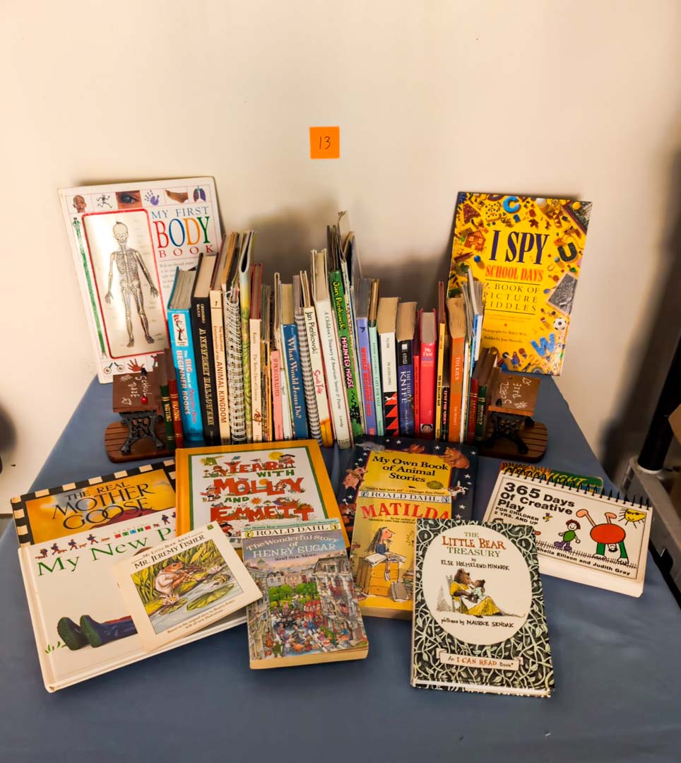 13. Children's Books & Bookends