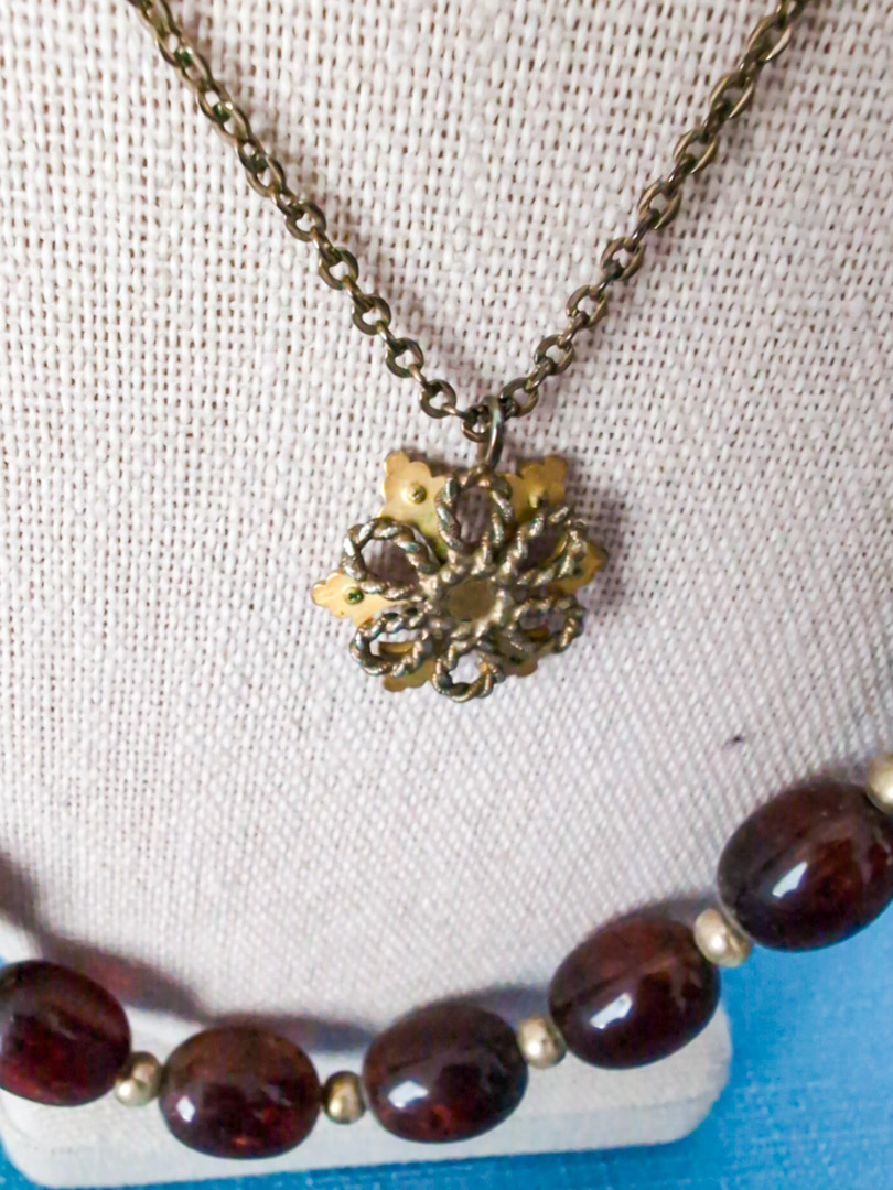 169. (9) Fashion Jewelry Necklaces, (2) Earrings, Fossil Watch - Image 2