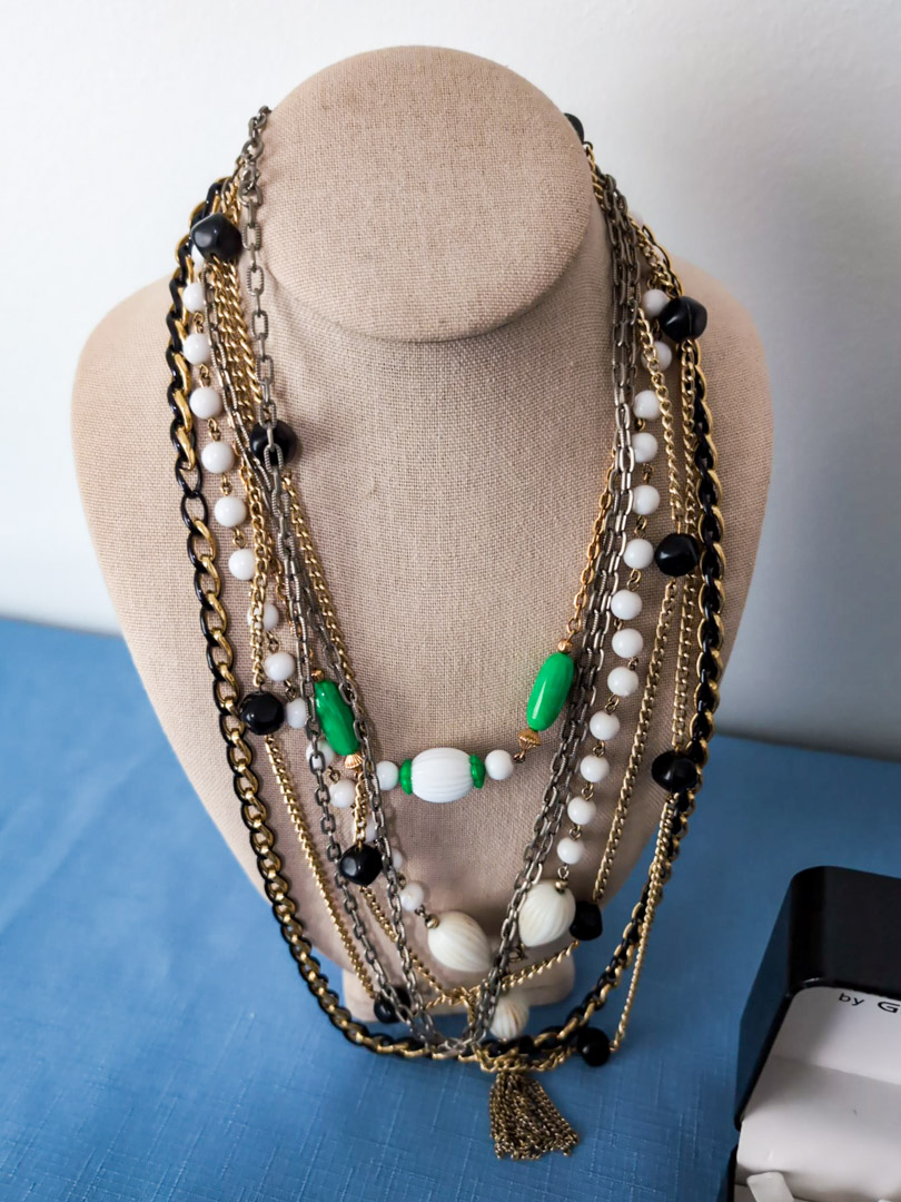 170. (9) Fashion Jewelry Necklaces & Gruen Watch - Image 5