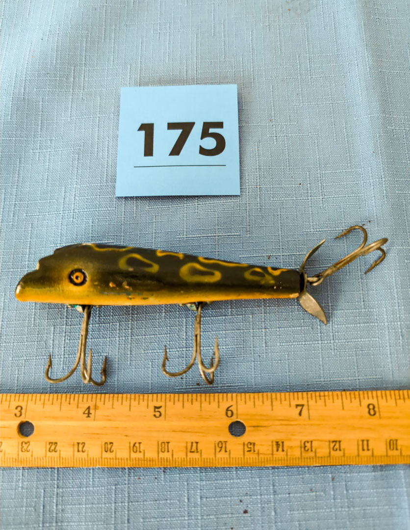 175. PFLUEGER Wooden Lure Frog Pattern - Image 2