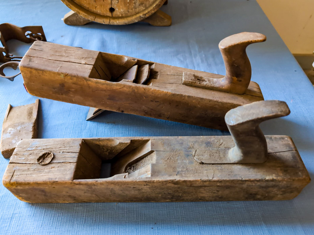120. Barrel Style Butter Churn, (2) Wood Planes, Misc. Tools - Image 5
